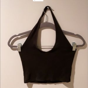 brandy melville halter crop top